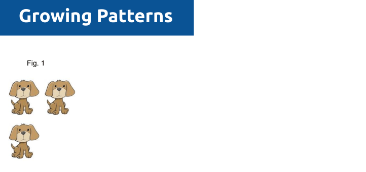 Fawn Nguyen‘s Visual Patterns, pattern #10 puppies